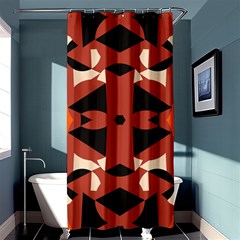 Abstract Pattern Geometric Backgrounds   Shower Curtain 36  X 72  (stall)  by Eskimos