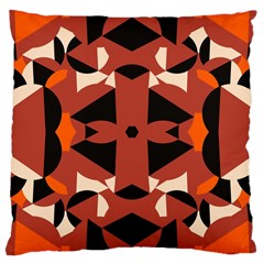 Abstract Pattern Geometric Backgrounds   Large Cushion Case (one Side) by Eskimos