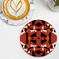 Abstract Pattern Geometric Backgrounds   Uv Print Round Tile Coaster by Eskimos