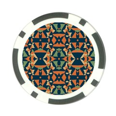 Abstract Pattern Geometric Backgrounds   Poker Chip Card Guard by Eskimos