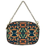 Abstract pattern geometric backgrounds   Chain Purse (Two Sides) Front