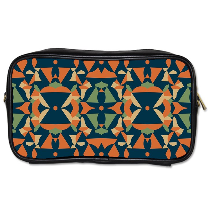 Abstract pattern geometric backgrounds   Toiletries Bag (Two Sides)