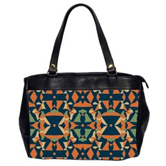 Abstract Pattern Geometric Backgrounds   Oversize Office Handbag (2 Sides)