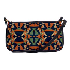 Abstract Pattern Geometric Backgrounds   Shoulder Clutch Bag by Eskimos