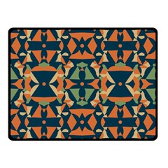 Abstract Pattern Geometric Backgrounds   Double Sided Fleece Blanket (small)  by Eskimos