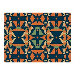 Abstract Pattern Geometric Backgrounds   Double Sided Flano Blanket (mini)  by Eskimos