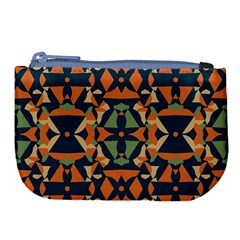 Abstract Pattern Geometric Backgrounds   Large Coin Purse by Eskimos