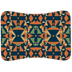 Abstract Pattern Geometric Backgrounds   Velour Seat Head Rest Cushion by Eskimos