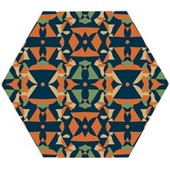 Abstract Pattern Geometric Backgrounds   Wooden Puzzle Hexagon by Eskimos