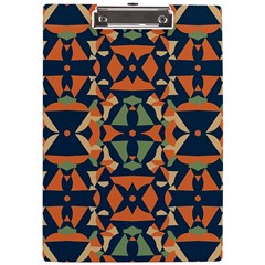 Abstract Pattern Geometric Backgrounds   A4 Clipboard by Eskimos