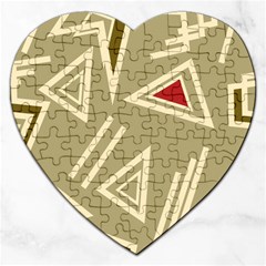 Abstract Pattern Geometric Backgrounds   Jigsaw Puzzle (heart) by Eskimos