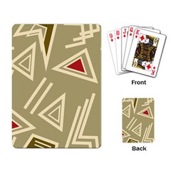 Abstract Pattern Geometric Backgrounds   Playing Cards Single Design (rectangle) by Eskimos