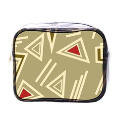 Abstract Pattern Geometric Backgrounds   Mini Toiletries Bag (one Side) by Eskimos