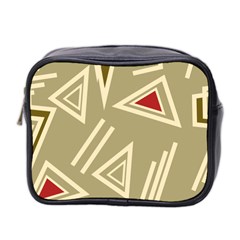 Abstract Pattern Geometric Backgrounds   Mini Toiletries Bag (two Sides) by Eskimos