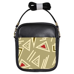 Abstract Pattern Geometric Backgrounds   Girls Sling Bag by Eskimos