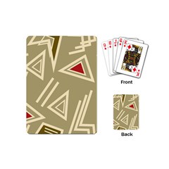 Abstract Pattern Geometric Backgrounds   Playing Cards Single Design (mini) by Eskimos