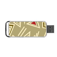 Abstract Pattern Geometric Backgrounds   Portable Usb Flash (one Side) by Eskimos