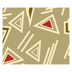 Abstract Pattern Geometric Backgrounds   Double Sided Flano Blanket (small)  by Eskimos