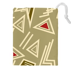 Abstract Pattern Geometric Backgrounds   Drawstring Pouch (4xl) by Eskimos