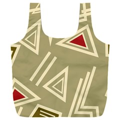 Abstract Pattern Geometric Backgrounds   Full Print Recycle Bag (xxxl) by Eskimos