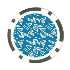 Abstract Pattern Geometric Backgrounds   Poker Chip Card Guard by Eskimos