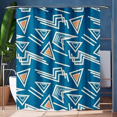 Abstract Pattern Geometric Backgrounds   Shower Curtain 60  X 72  (medium)  by Eskimos