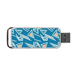 Abstract Pattern Geometric Backgrounds   Portable Usb Flash (one Side) by Eskimos