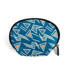 Abstract Pattern Geometric Backgrounds   Accessory Pouch (small) by Eskimos