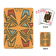 Abstract Pattern Geometric Backgrounds   Playing Cards Single Design (rectangle) by Eskimos