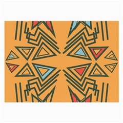 Abstract Pattern Geometric Backgrounds   Large Glasses Cloth (2 Sides) by Eskimos