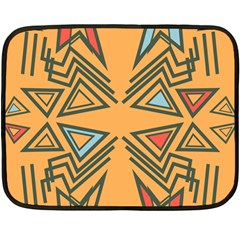 Abstract Pattern Geometric Backgrounds   Fleece Blanket (mini) by Eskimos