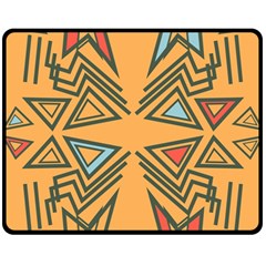 Abstract Pattern Geometric Backgrounds   Fleece Blanket (medium)  by Eskimos