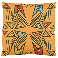 Abstract Pattern Geometric Backgrounds   Standard Flano Cushion Case (two Sides) by Eskimos