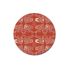 Abstract pattern geometric backgrounds   Magnet 3  (Round)