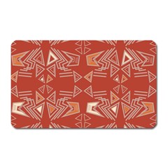 Abstract pattern geometric backgrounds   Magnet (Rectangular)