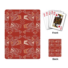 Abstract pattern geometric backgrounds   Playing Cards Single Design (Rectangle)