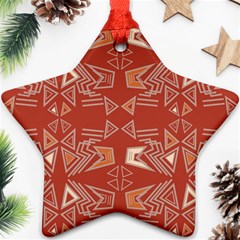 Abstract Pattern Geometric Backgrounds   Star Ornament (two Sides) by Eskimos