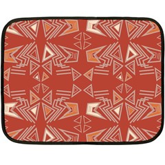 Abstract pattern geometric backgrounds   Double Sided Fleece Blanket (Mini) 