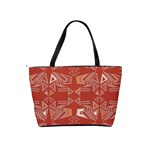 Abstract pattern geometric backgrounds   Classic Shoulder Handbag Back