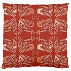 Abstract pattern geometric backgrounds   Large Cushion Case (One Side)