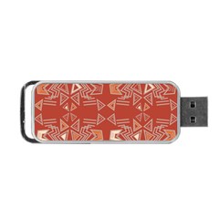 Abstract pattern geometric backgrounds   Portable USB Flash (One Side)