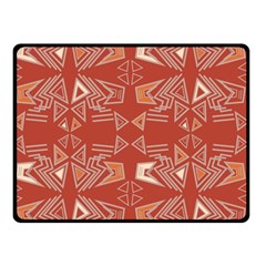 Abstract pattern geometric backgrounds   Double Sided Fleece Blanket (Small) 