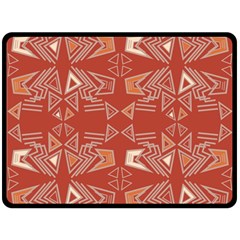 Abstract pattern geometric backgrounds   Double Sided Fleece Blanket (Large) 