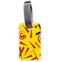 Abstract Pattern Geometric Backgrounds   Luggage Tag (two Sides) by Eskimos