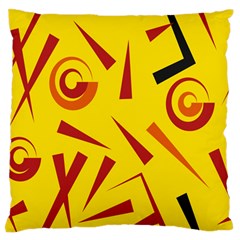 Abstract Pattern Geometric Backgrounds   Standard Flano Cushion Case (one Side) by Eskimos