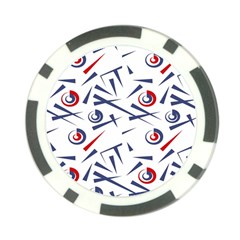 Abstract Pattern Geometric Backgrounds   Poker Chip Card Guard by Eskimos