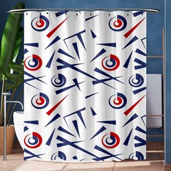 Abstract Pattern Geometric Backgrounds   Shower Curtain 60  X 72  (medium)  by Eskimos