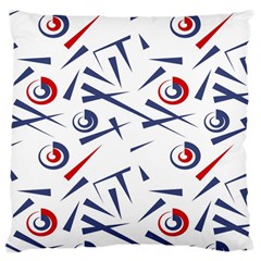 Abstract Pattern Geometric Backgrounds   Large Cushion Case (one Side) by Eskimos