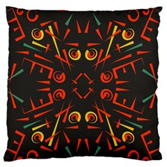 Abstract Pattern Geometric Backgrounds   Standard Flano Cushion Case (one Side) by Eskimos