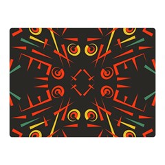 Abstract Pattern Geometric Backgrounds   Double Sided Flano Blanket (mini)  by Eskimos